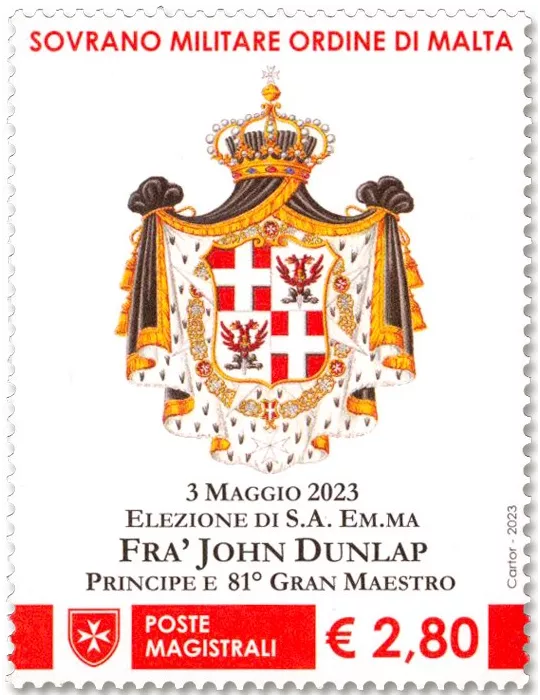 n° 1687 - Timbre ORDRE de MALTE Poste