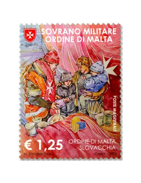 n° 1690 - Timbre ORDRE de MALTE Poste