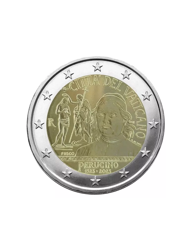 BU : 2 EURO COMMEMORATIVE 2023 : VATICAN (500 ans de la Mort de Le Pérugin)