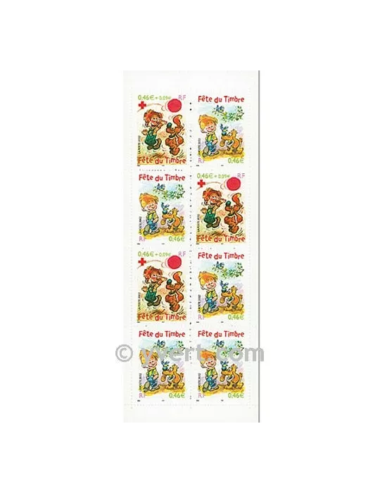 n° BC3467a - Timbre France Carnets Journée du Timbre