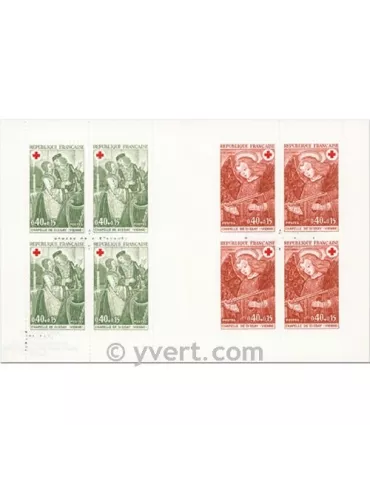 n° 2019 - Timbre France Carnets Croix Rouge (1970)