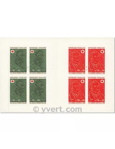 n° 2021 - Timbre France Carnets Croix Rouge (1972)