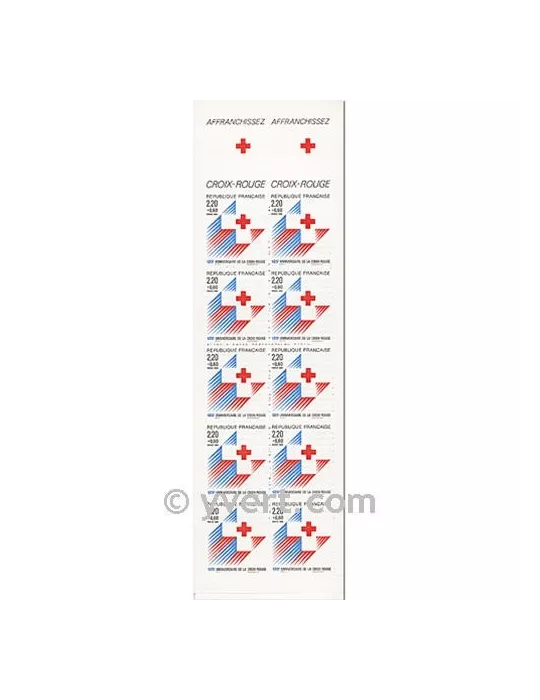 n° 2037 - Timbre France Carnets Croix Rouge (1988)