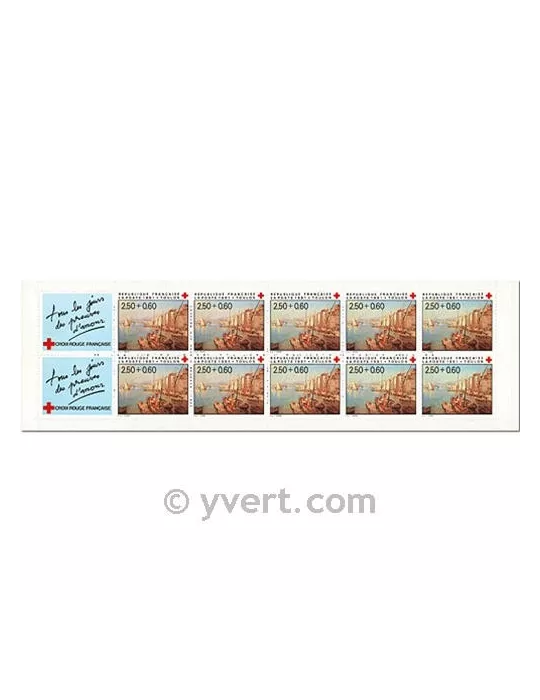 n° 2040 - Timbre France Carnets Croix Rouge (1991)