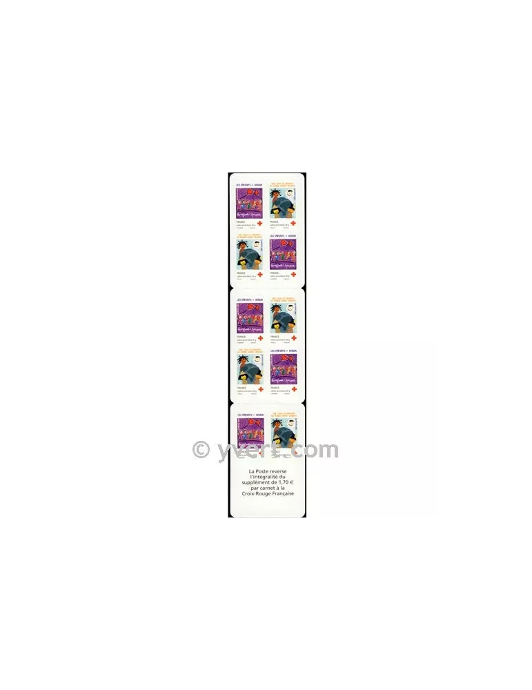 n° 2056 - Timbre France Carnets Croix Rouge (2007)