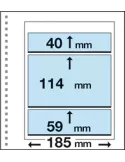 Recharges CK18 : 1 poche centrale (114x185mm) et 2 bandes (40/59 x185mm) - MARINI®