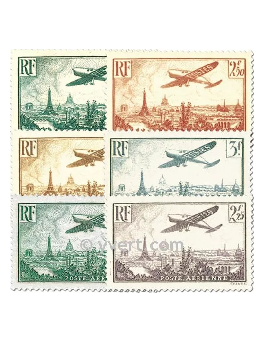 n° 8/13 - Timbre France Poste aérienne