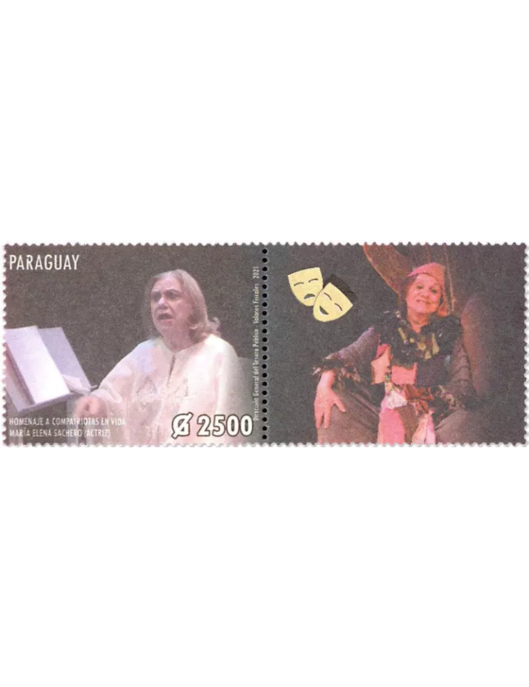 n° 3316 - Timbre PARAGUAY Poste