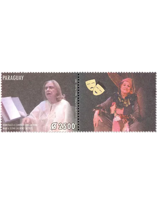 n° 3316 - Timbre PARAGUAY Poste