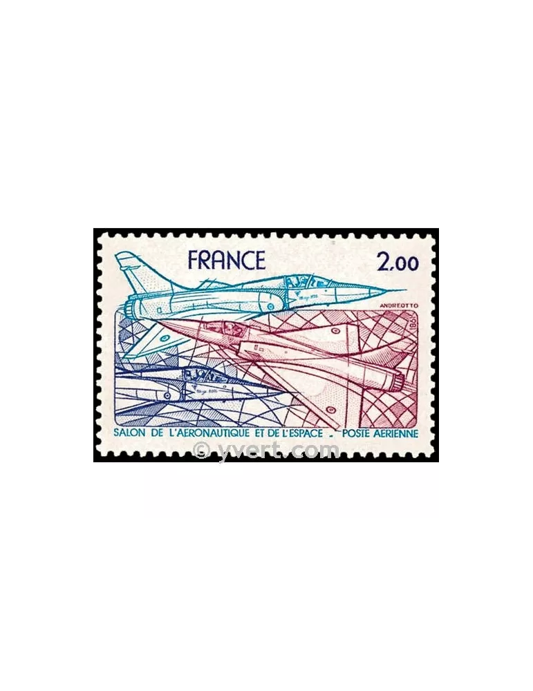 n° 54 - Timbre France Poste aérienne