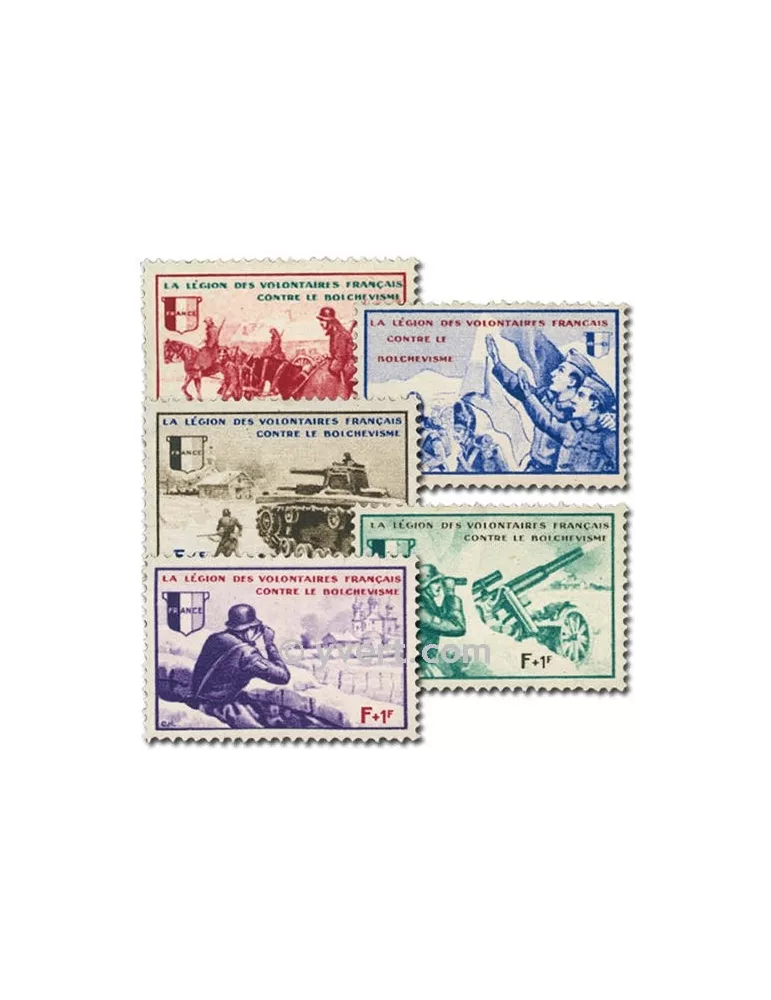 n° 6/10 - Timbre France LVF