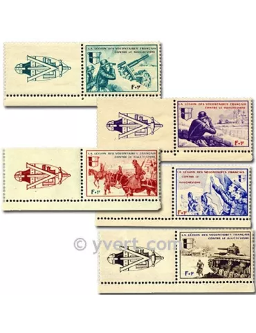 n° 6a/10a - Timbre France LVF