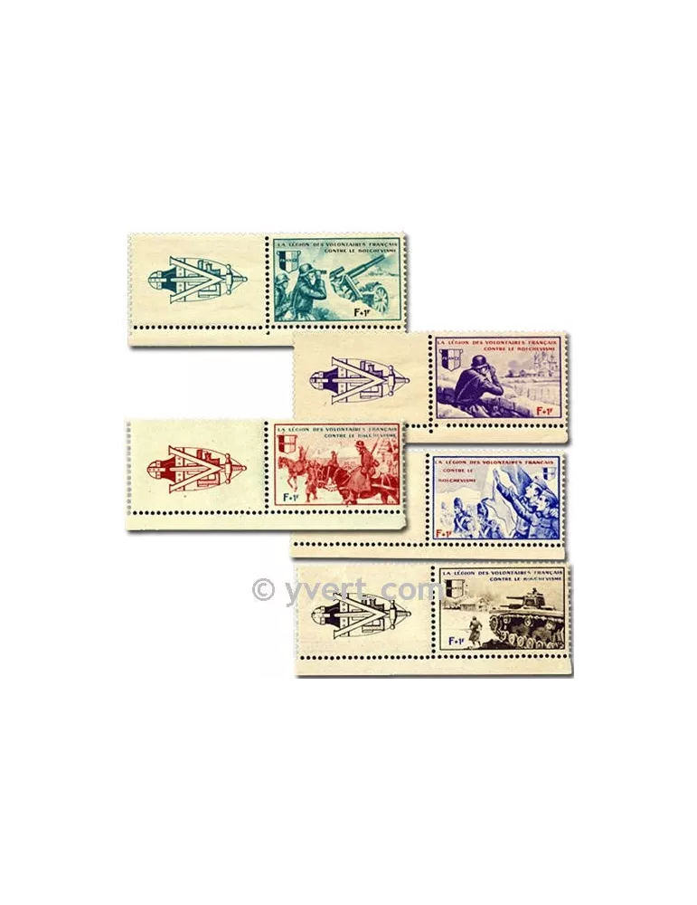 n° 6a/10a - Timbre France LVF