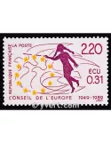 n° 100 - Timbre France De service