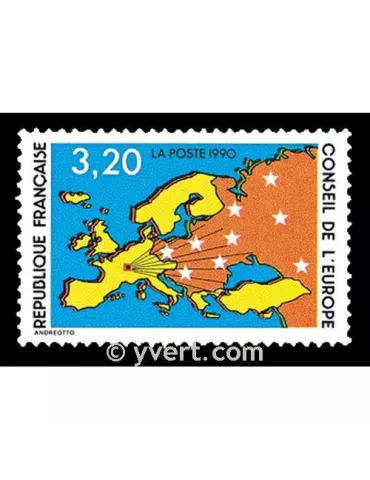 n° 105 - Timbre France De service