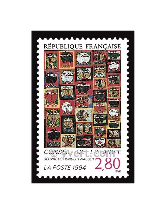 n° 112 - Timbre France De service