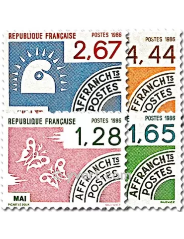 n° 190/193 - Timbre France Préoblitérés