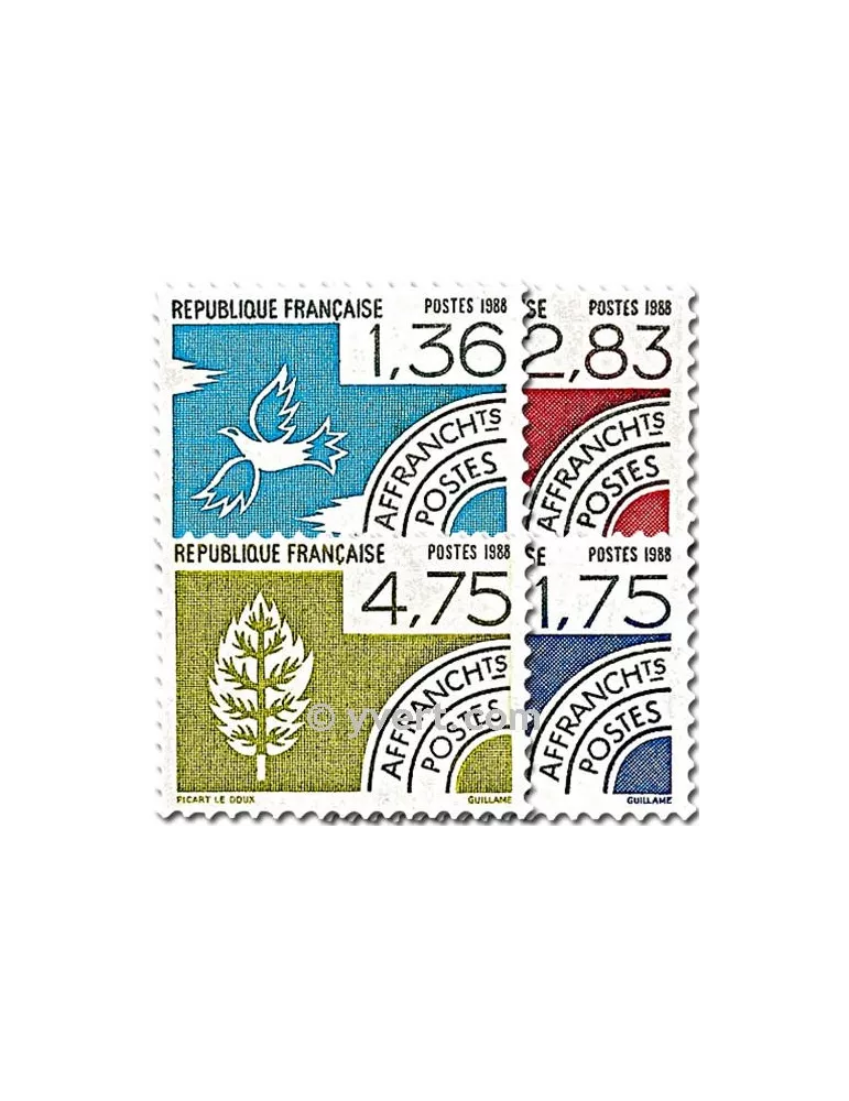 n° 198/201 - Timbre France Préoblitérés