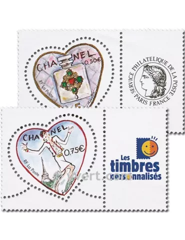 n° 3632A/3633A - Timbre France Personnalisés