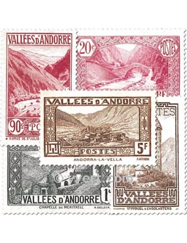 n° 24/45 - Timbre Andorre Poste