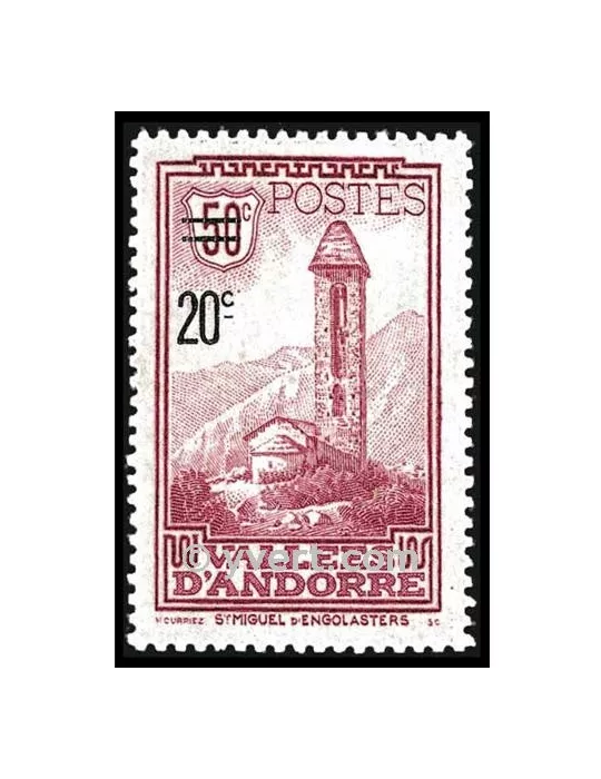 n° 46 - Timbre Andorre Poste
