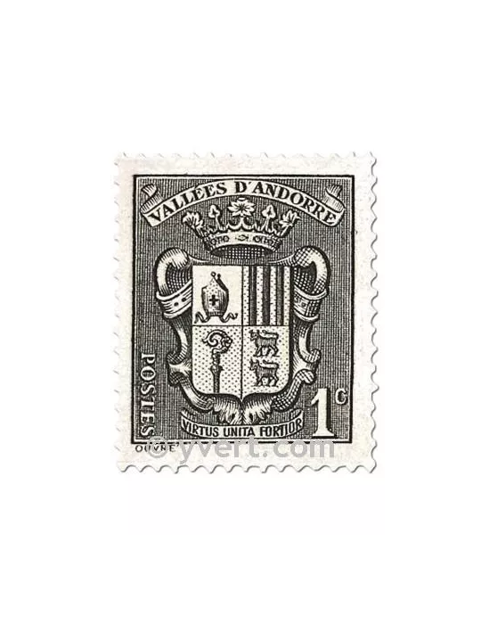 n° 47/60 - Timbre Andorre Poste
