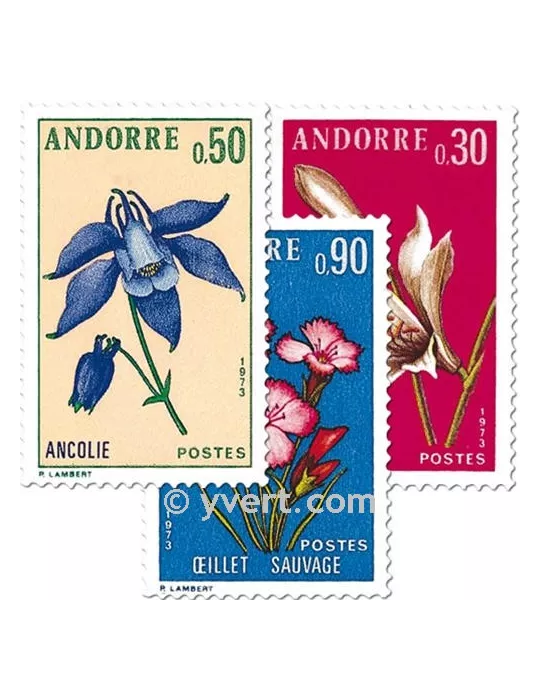 n° 229/231 - Timbre Andorre Poste