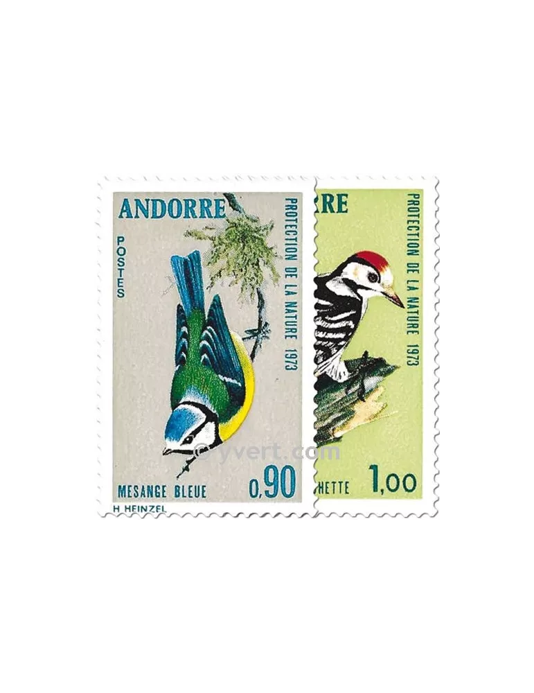 n° 232/233 - Timbre Andorre Poste