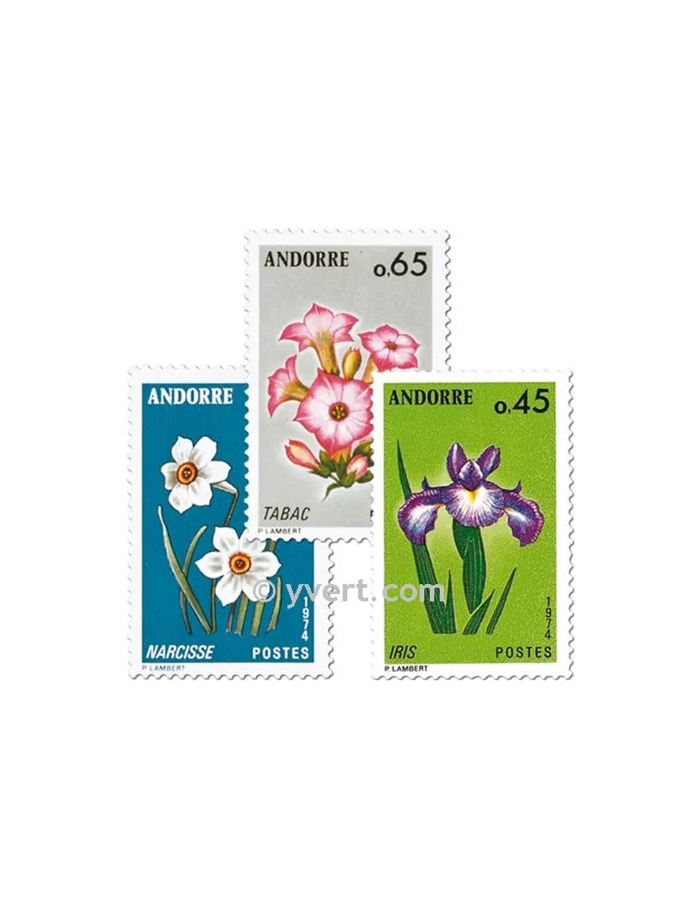 n° 234/236 - Timbre Andorre Poste
