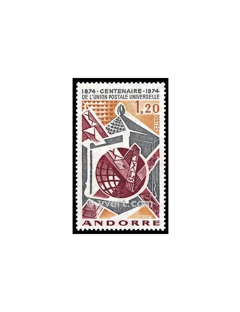 n° 242 - Timbre Andorre Poste