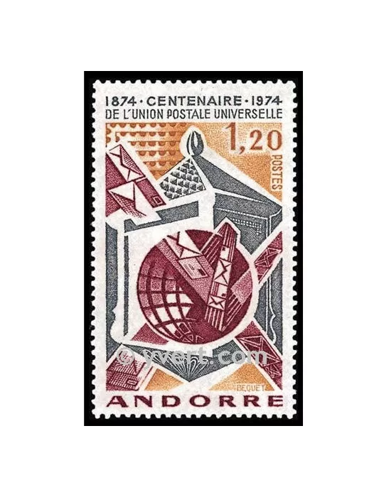 n° 242 - Timbre Andorre Poste