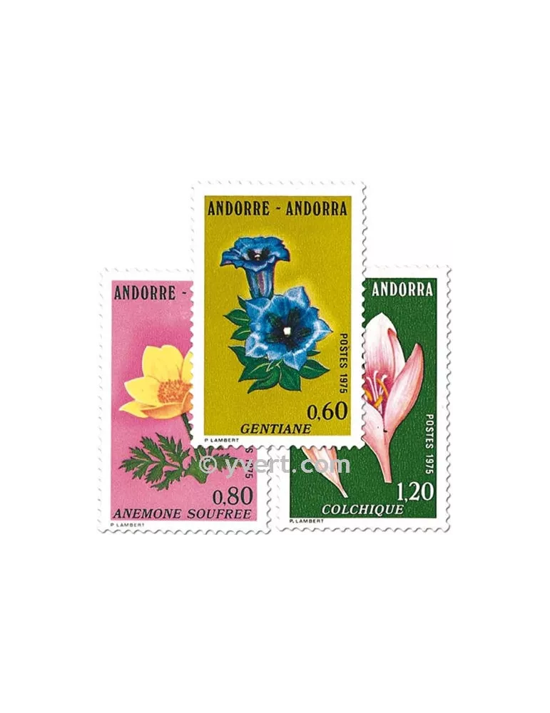 n° 245/247 - Timbre Andorre Poste