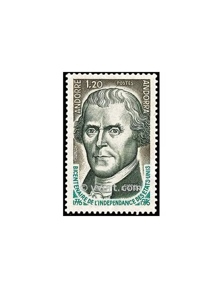 n° 255 - Timbre Andorre Poste