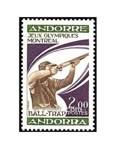 n° 256 - Timbre Andorre Poste