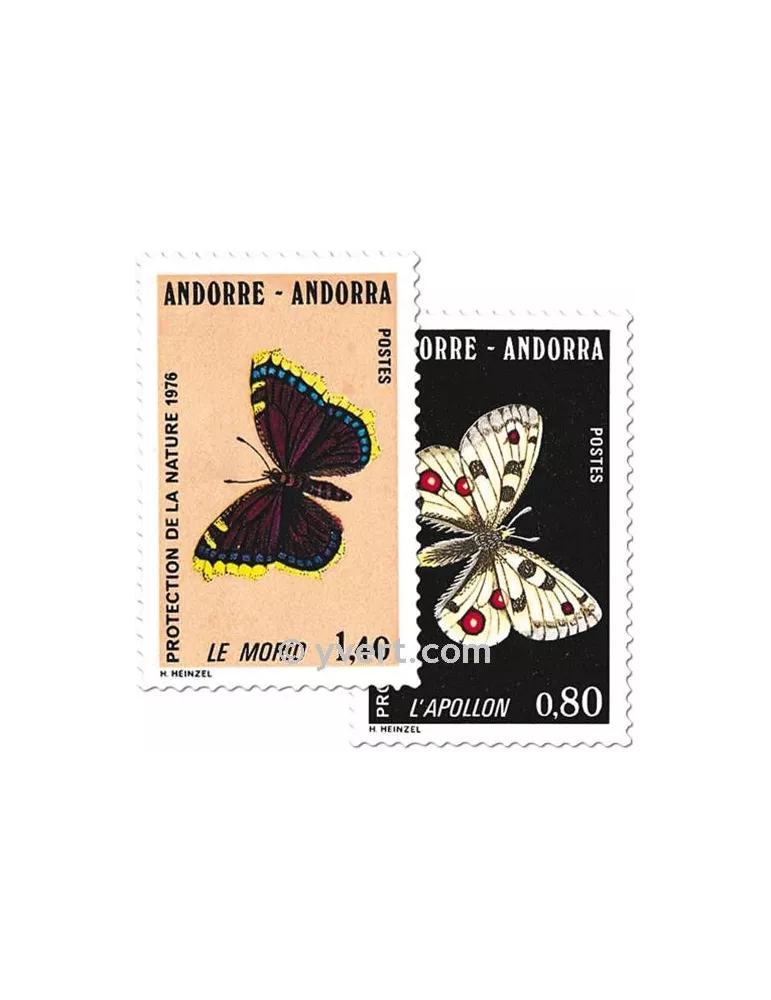 n° 258/259 - Timbre Andorre Poste