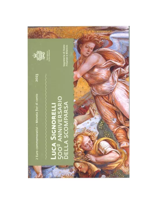BU : 2 EURO COMMEMORATIVE 2023 : SAINT-MARIN (Luca Signorelli)