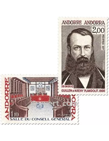 n° 265/266 - Timbre Andorre Poste