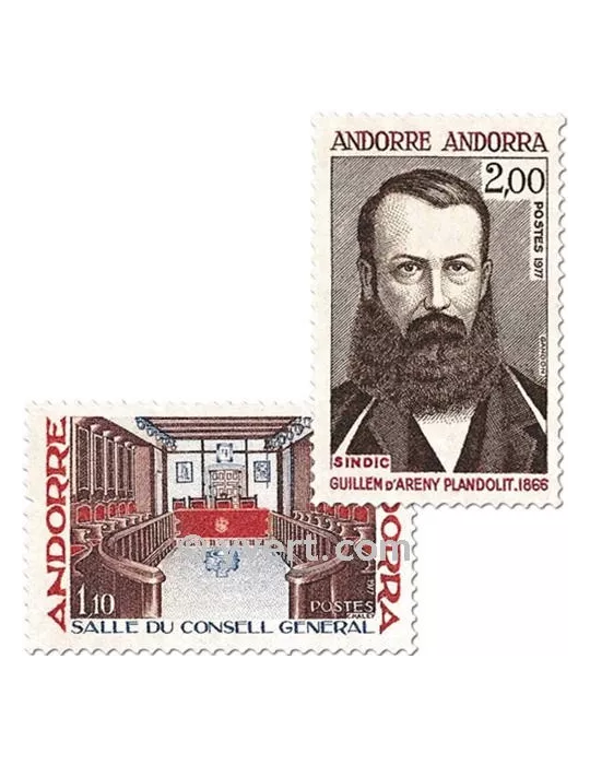 n° 265/266 - Timbre Andorre Poste