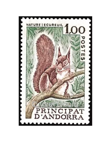 n° 267 - Timbre Andorre Poste