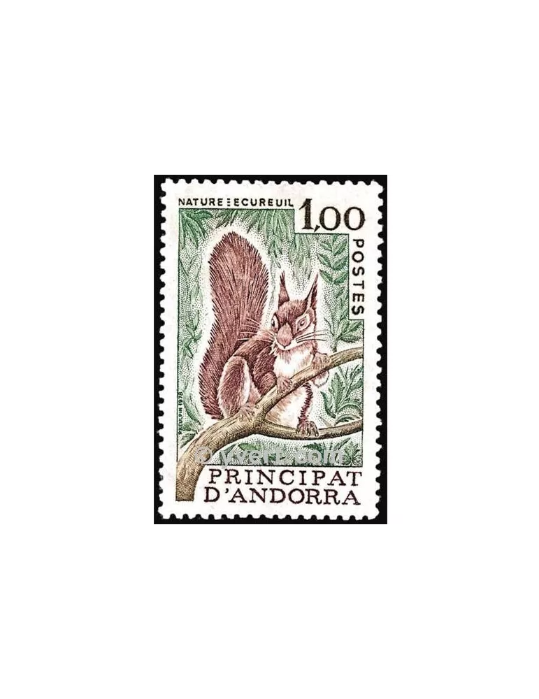 n° 267 - Timbre Andorre Poste