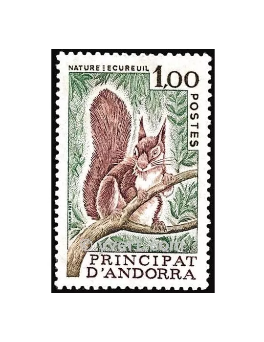 n° 267 - Timbre Andorre Poste