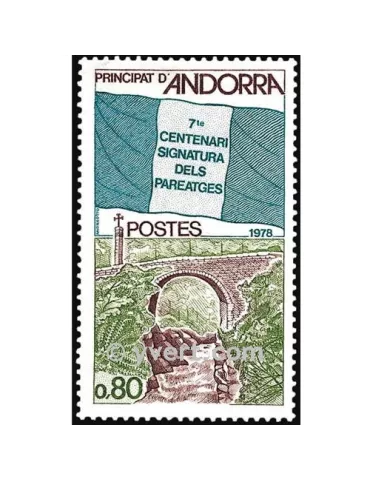 n° 268 - Timbre Andorre Poste