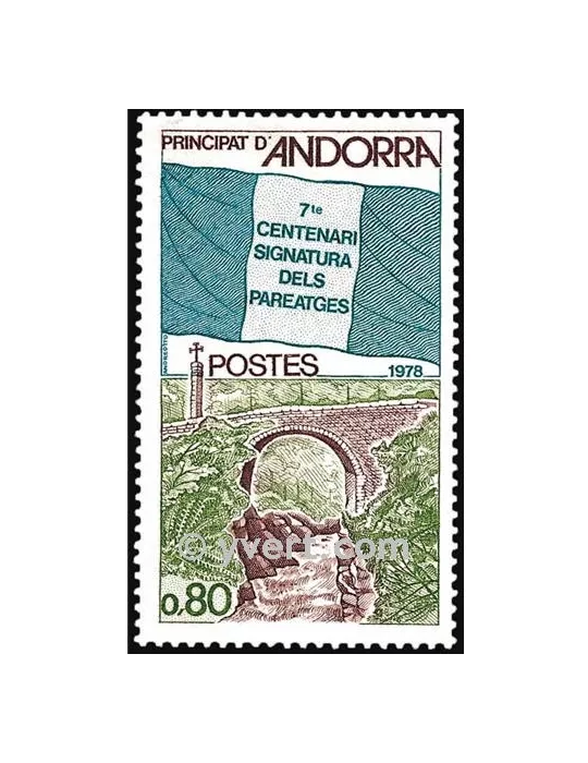 n° 268 - Timbre Andorre Poste