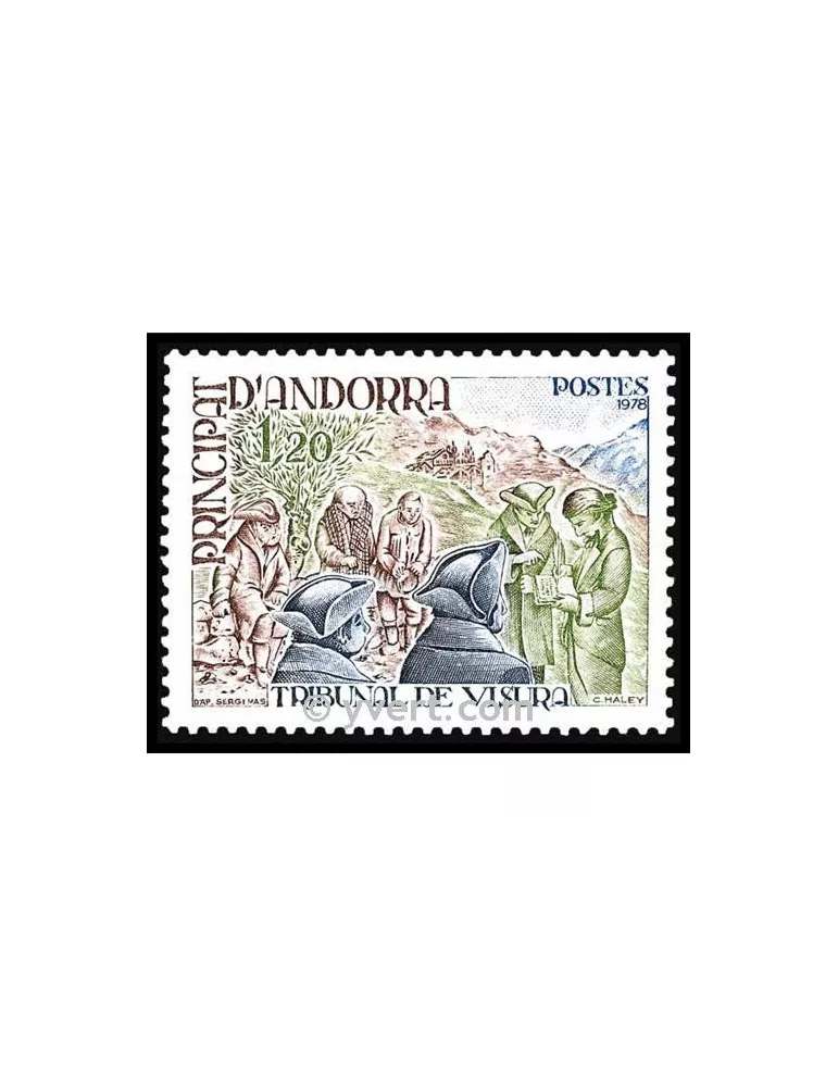 n° 272 - Timbre Andorre Poste