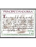 n° 273 - Timbre Andorre Poste