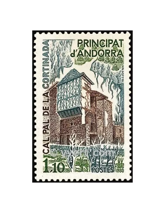 n° 282 - Timbre Andorre Poste