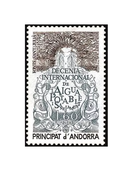 n° 298 - Timbre Andorre Poste