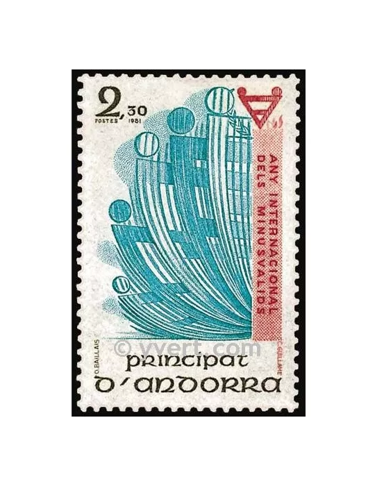 n° 299 - Timbre Andorre Poste