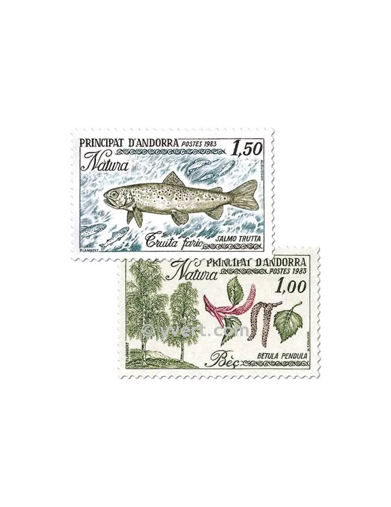 n° 311/312 - Timbre Andorre Poste