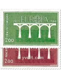 n° 329/330 - Timbre Andorre Poste
